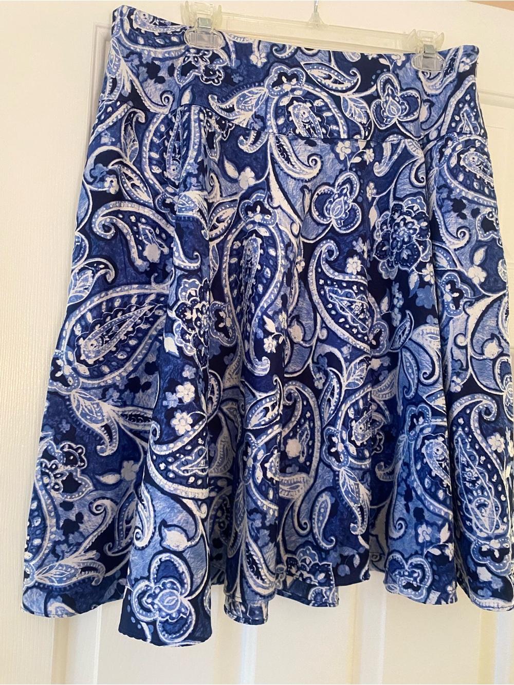 Ralph Lauren EUC Cotton Paisley Skirt